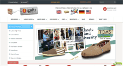 Desktop Screenshot of igniteshoes.co.uk